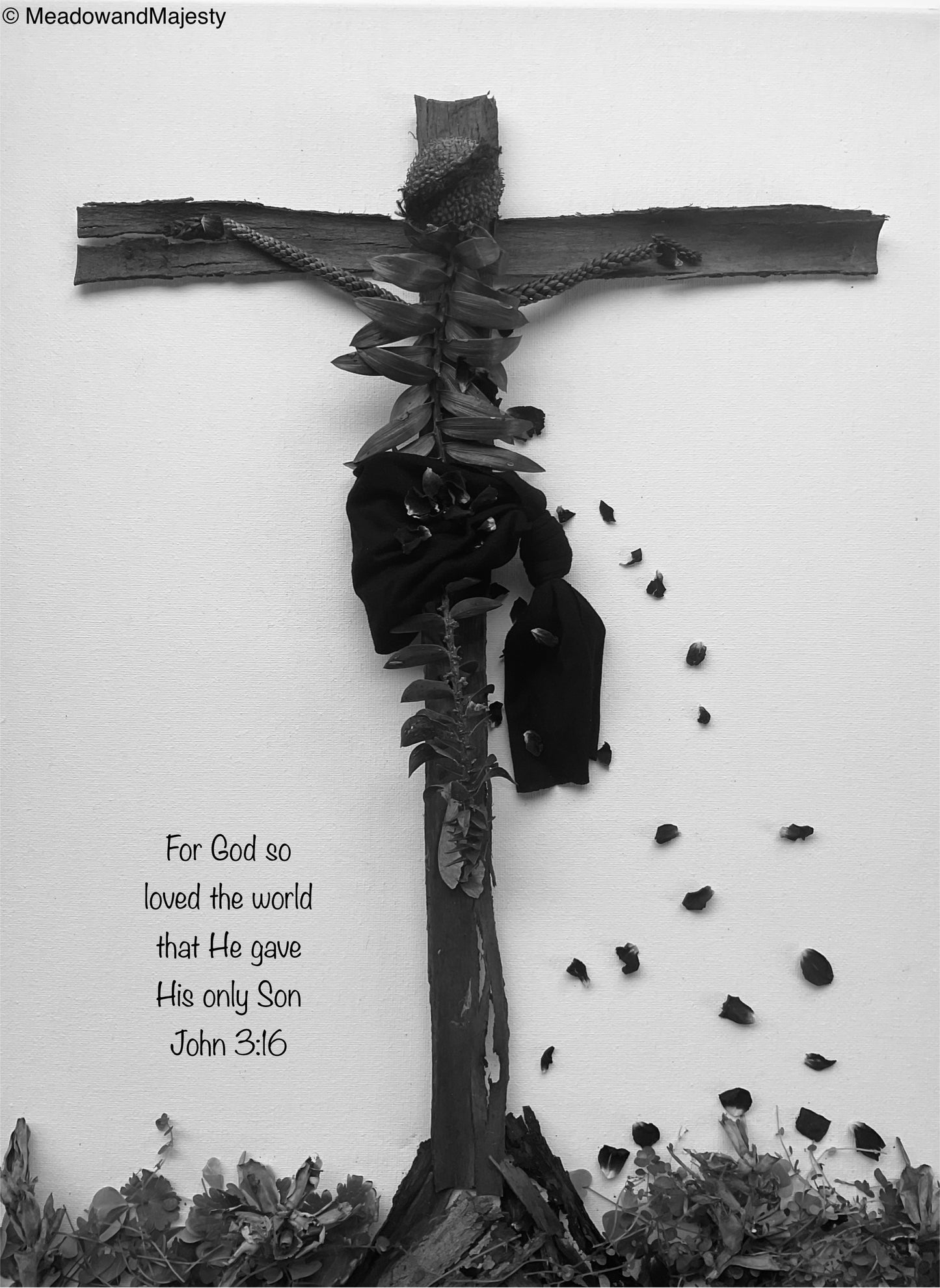 CRUCIFIXION - Photographic print of original artwork - Digital download